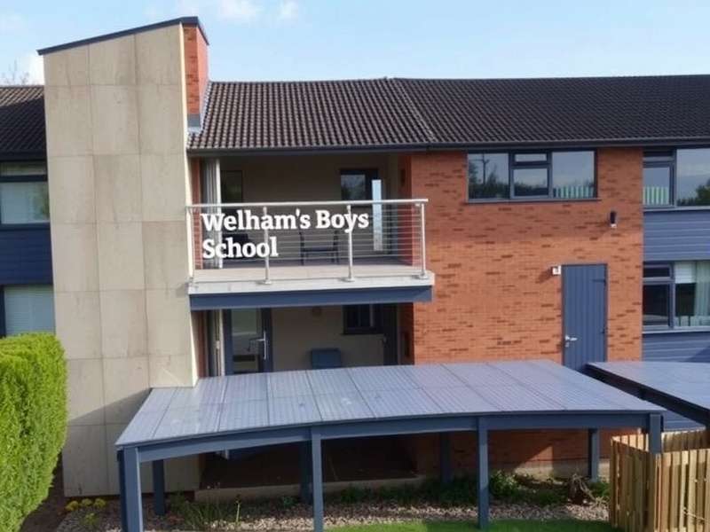 Students playing football